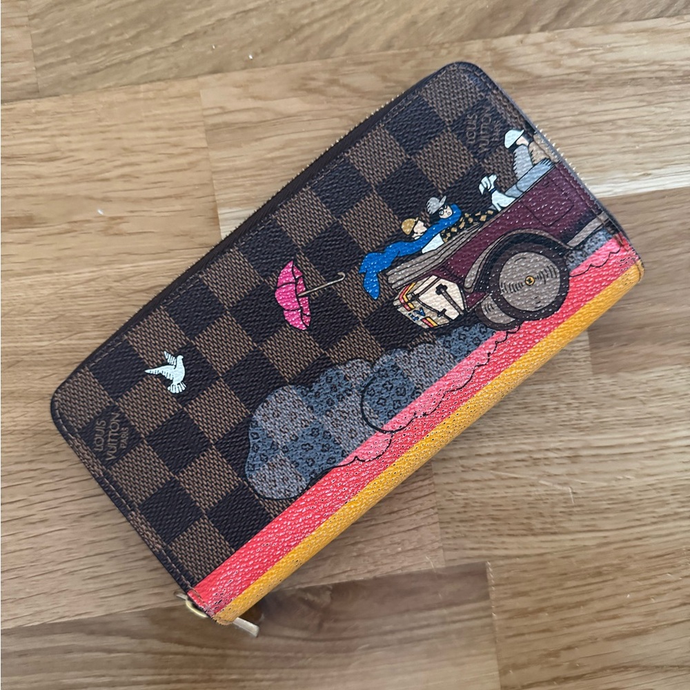 Louis Vuitton Special Edition Monogram Evasion zipper Wallet